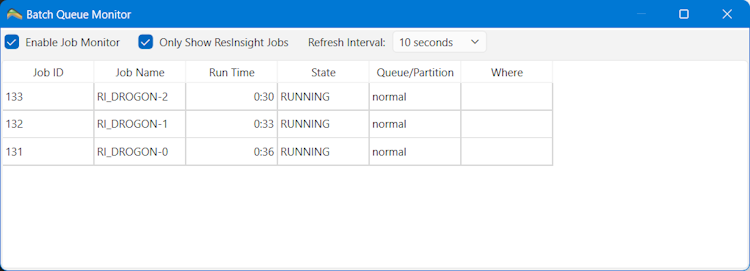 ResInsight Batch Monitor