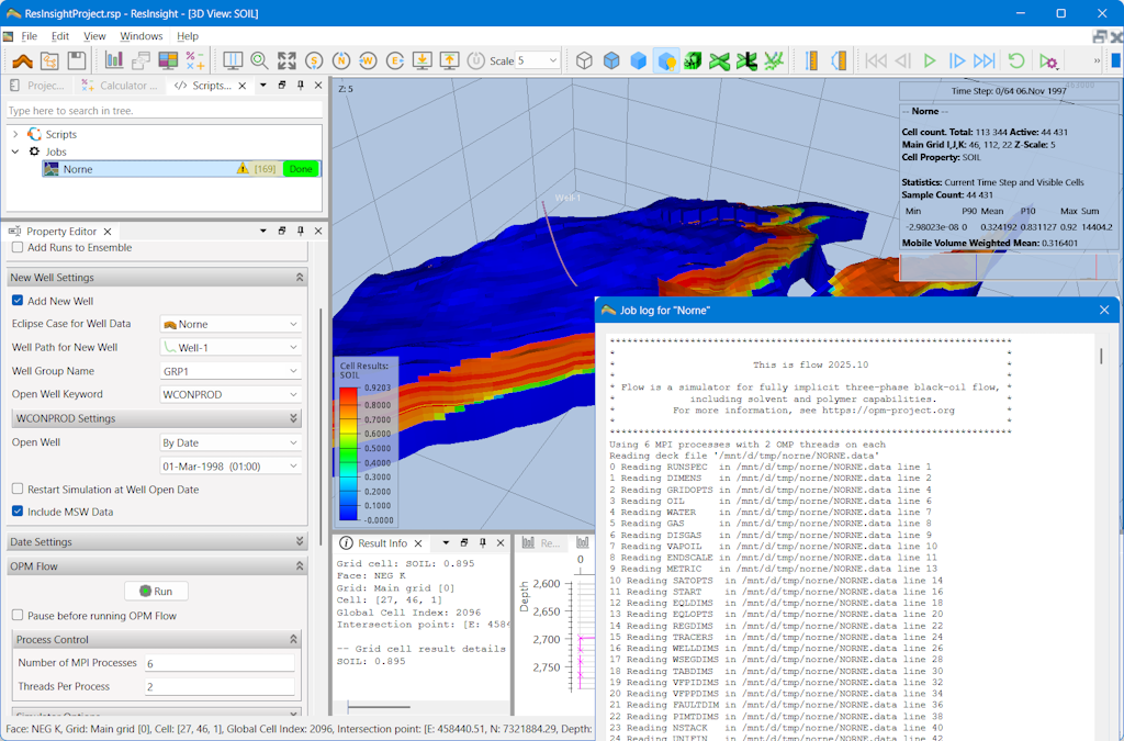 OPM Flow Integration overview